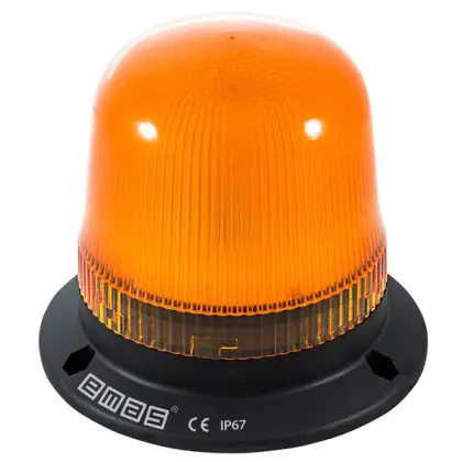 Мультифункциональный проблесковый маяк EMAS IT120Y024 Ø120 24В AC/DC желтый