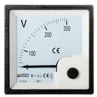 Вольтметр Аско-Укрем 30А 300В АС 72х72мм (A-72-6) (A0190010065)