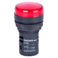 Сигнальний індикатор NOARK Ex9IL 2C r виступаючий 230В AC червоний (105485)