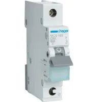 Автоматический выключатель Hager MCS163 QC 6кА C 63A 1P
