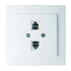 Розетка Nilson Touran біла телефонна 2-на RJ11 ( 24111041 )