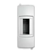 Навісний пластиковий щит UEC ЩРН-П-1-2 54х139х65мм IP20