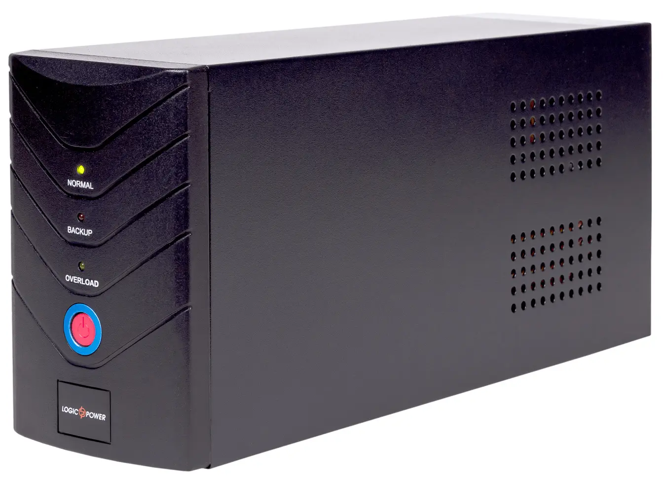ИБП LogicPower LP8295 1700ВА на 2 евророзетки AVR 2x8.5Ач12В (1020Вт) в металлическом корпусе (черный)