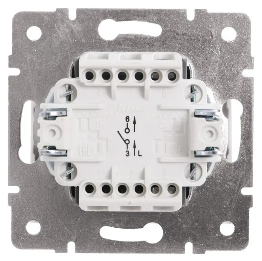 Вимикач Lezard Rain (703-4288-100) (антрацит) - фото №1 Вимикач Lezard Rain (703-4288-100) (антрацит) - фото №1