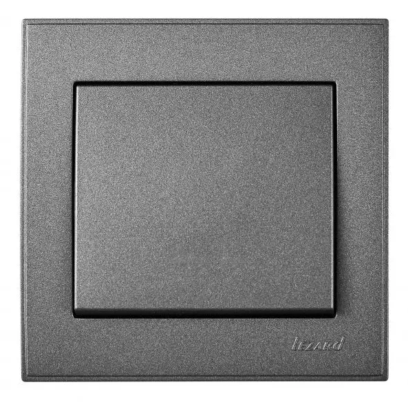 Вимикач Lezard Rain (703-4288-100) (антрацит) - фото №2 Вимикач Lezard Rain (703-4288-100) (антрацит) - фото №2