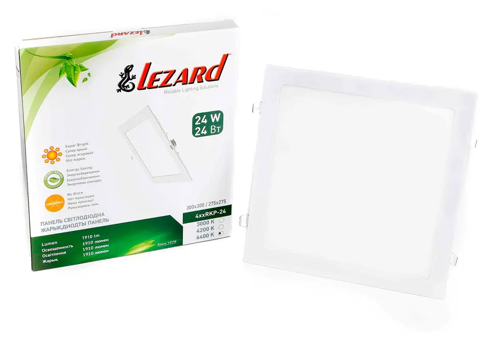 Світильник Lezard (464RKP-24) 24Вт 6400K 1910Лм - фото №2