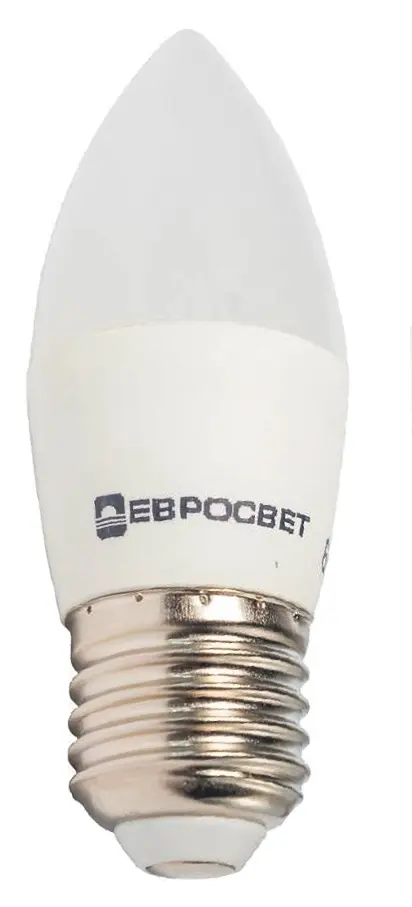 Светодиодная лампа Евросвет С-7-4200-27 Е27 7Вт 4200К (57313)