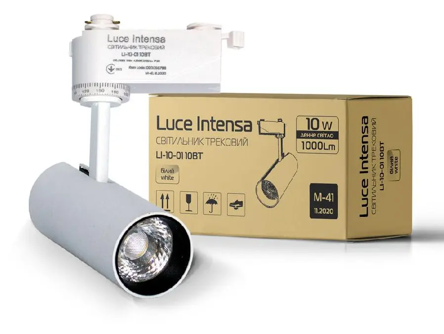 Трековий світильник Євросвітло LI-10-01 Luce Intensa 10Вт 4200К (56798) білий - фото №2