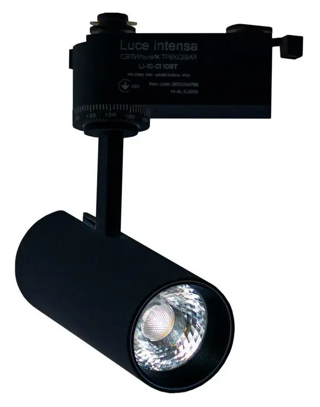 Трековий світильник Євросвітло LI-10-01 Luce Intensa 10Вт 4200К (56799) чорний