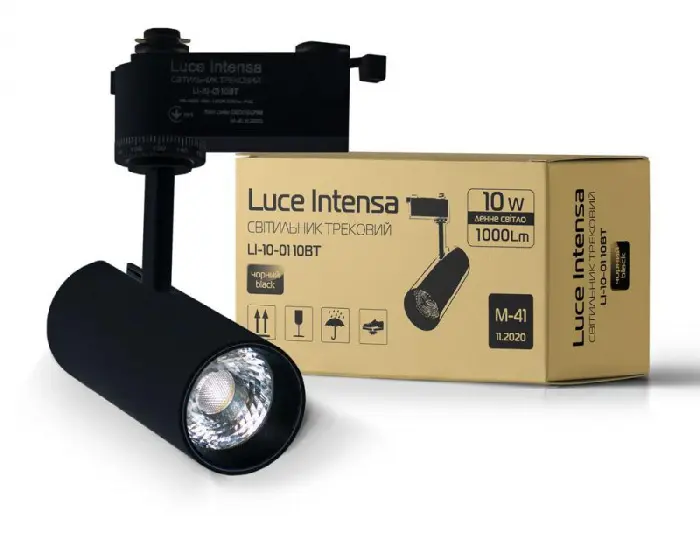 Трековий світильник Євросвітло LI-10-01 Luce Intensa 10Вт 4200К (56799) чорний - фото №2