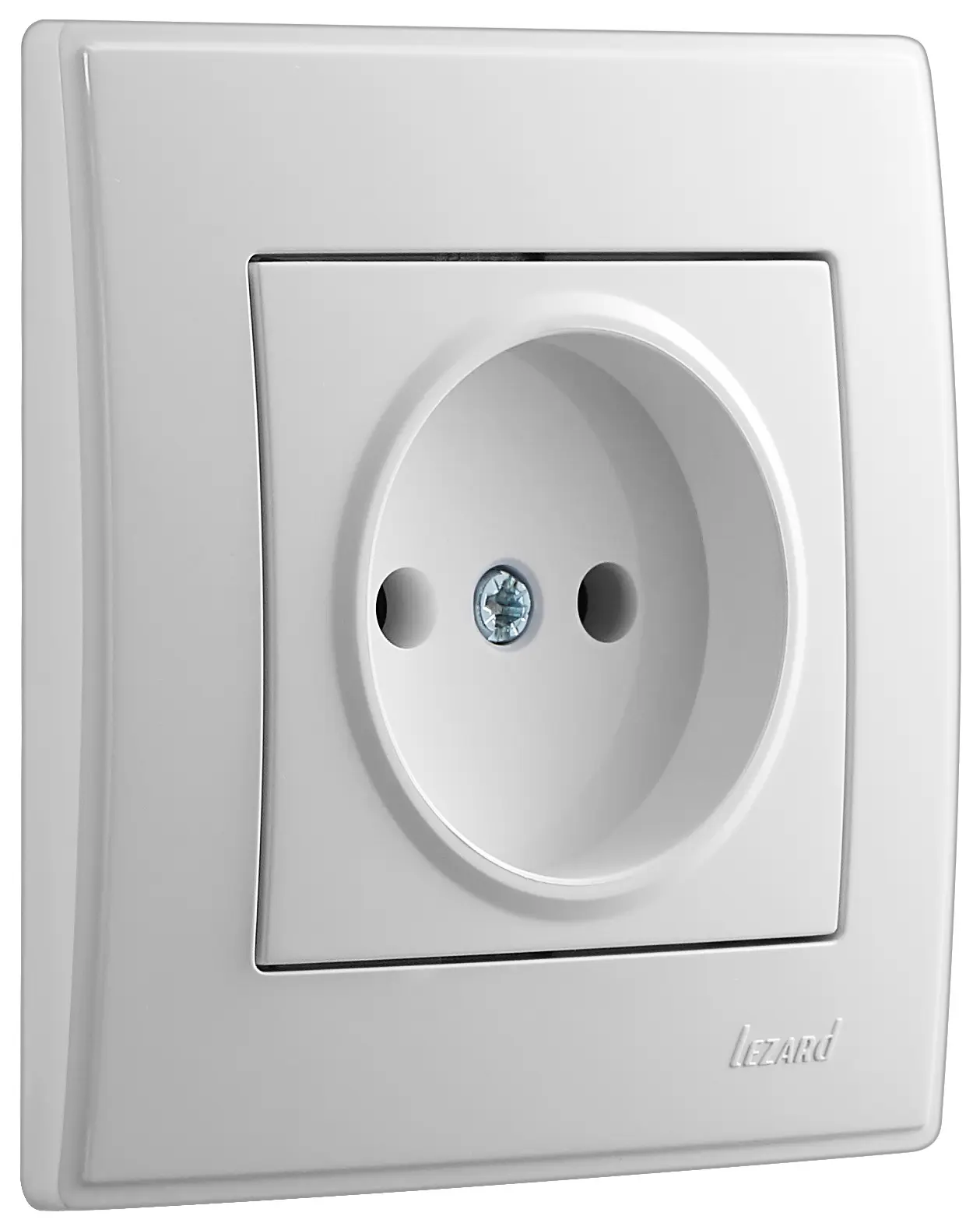 Розетка Lezard «Lesya» (705-0202-121B) с/з (белая)