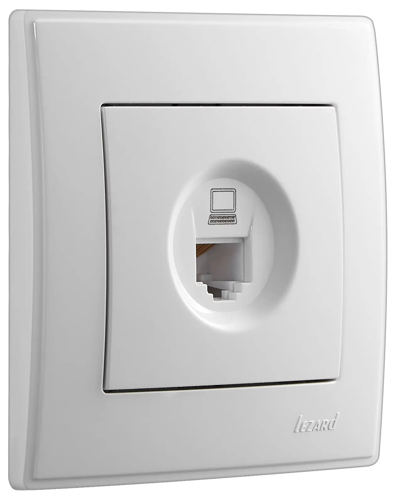 Компьютерная розетка Lezard «Lesya» 705-0202-139 (белая)