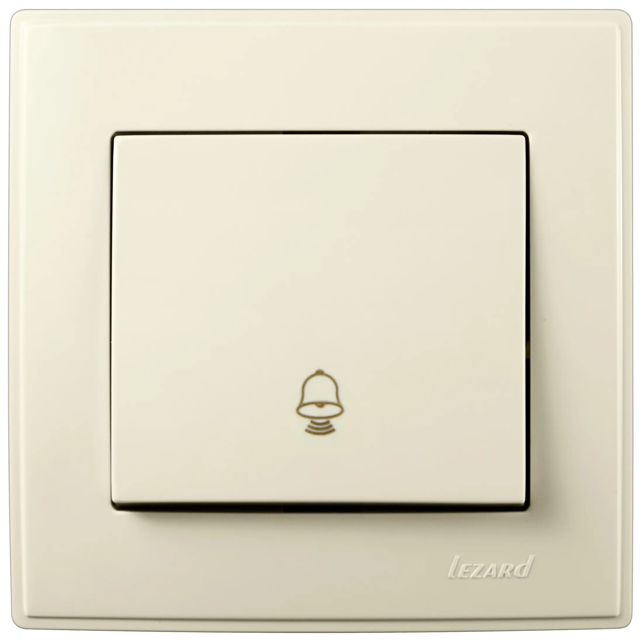 Кнопка звонка Lezard «Lesya» 705-0303-103 (кремовая)