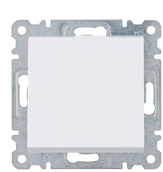 Комплект вимикач + рамка Lumina (WL5510+WL0010) білий - фото №1 Комплект вимикач + рамка Lumina (WL5510+WL0010) білий - фото №1