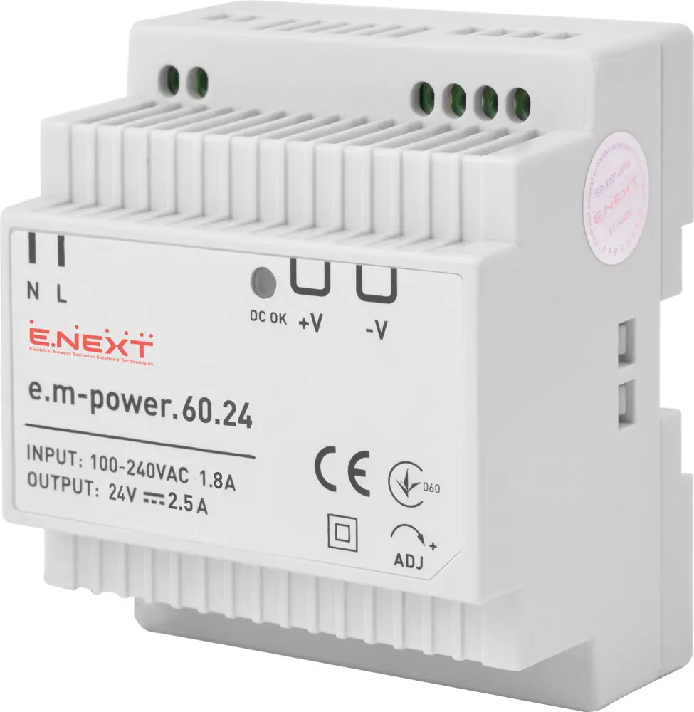 Джерело живлення em-power.60.24, E.Next Джерело живлення em-power.60.24, E.Next