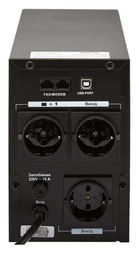 ИБП LogicPower LPM-UL1550VA - фото №1 ИБП LogicPower LPM-UL1550VA - фото №1