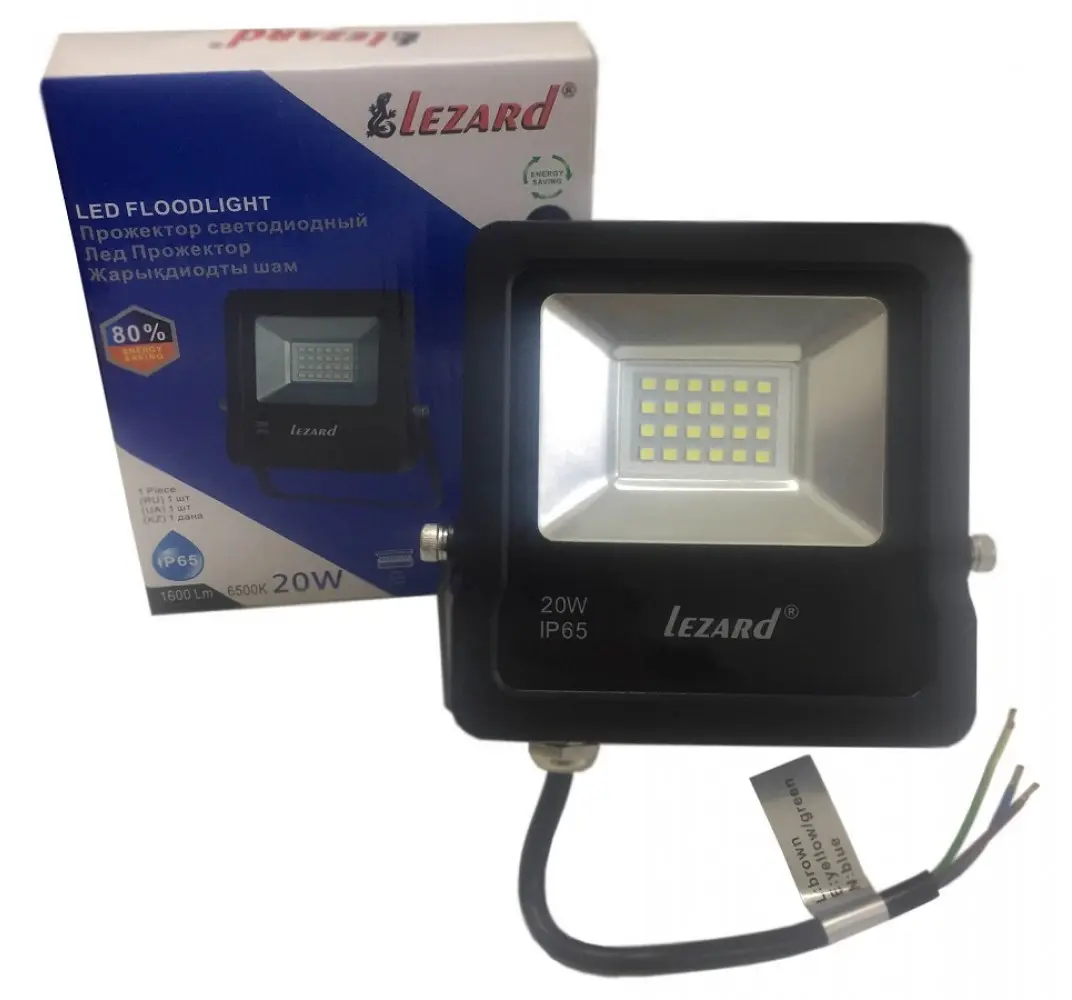 Прожектор Lezard 20Вт 6500К IP65 - фото №2