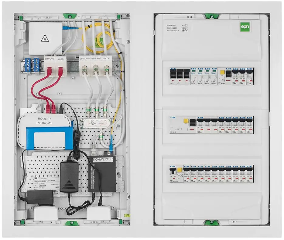 Распределительный щиток Elektro Plast 2003-00-MSF-U-42-IP30 - фото №2 Распределительный щиток Elektro Plast 2003-00-MSF-U-42-IP30 - фото №2