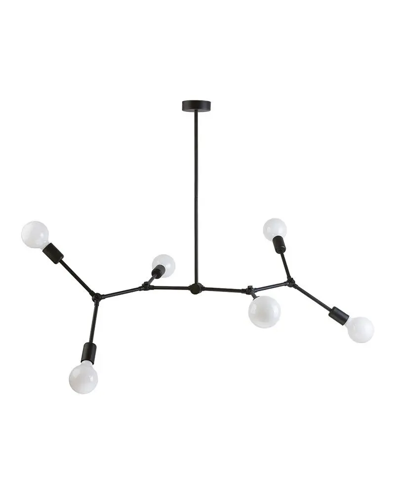 Люстра Nowodvorski 9138 Twig E27 6x25W IP20 чорна