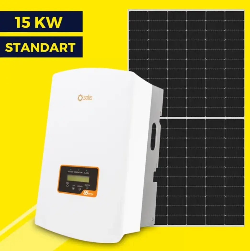 Сетевая солнечная станция на 15 кВт Standart | Solis 15 kw | LP Longi 425W Сетевая солнечная станция на 15 кВт Standart | Solis 15 kw | LP Longi 425W