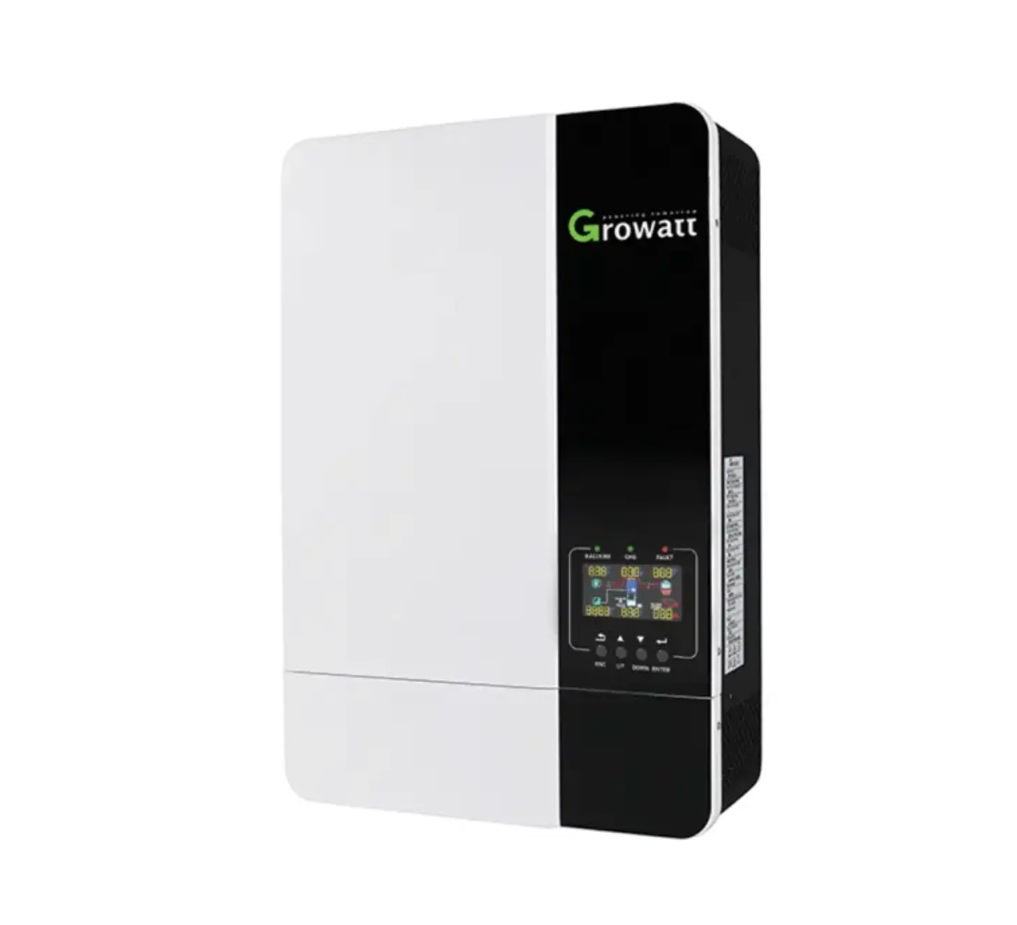 Комплект резервного живлення ДБЖ/UPS Growatt SPF3500ES + акумулятор Growatt ARK 2.5L-A1 LiFePO4, 2000 Вт, 2560 Вт/год, літій-залізо-фосфатний акумулятор - фото №1