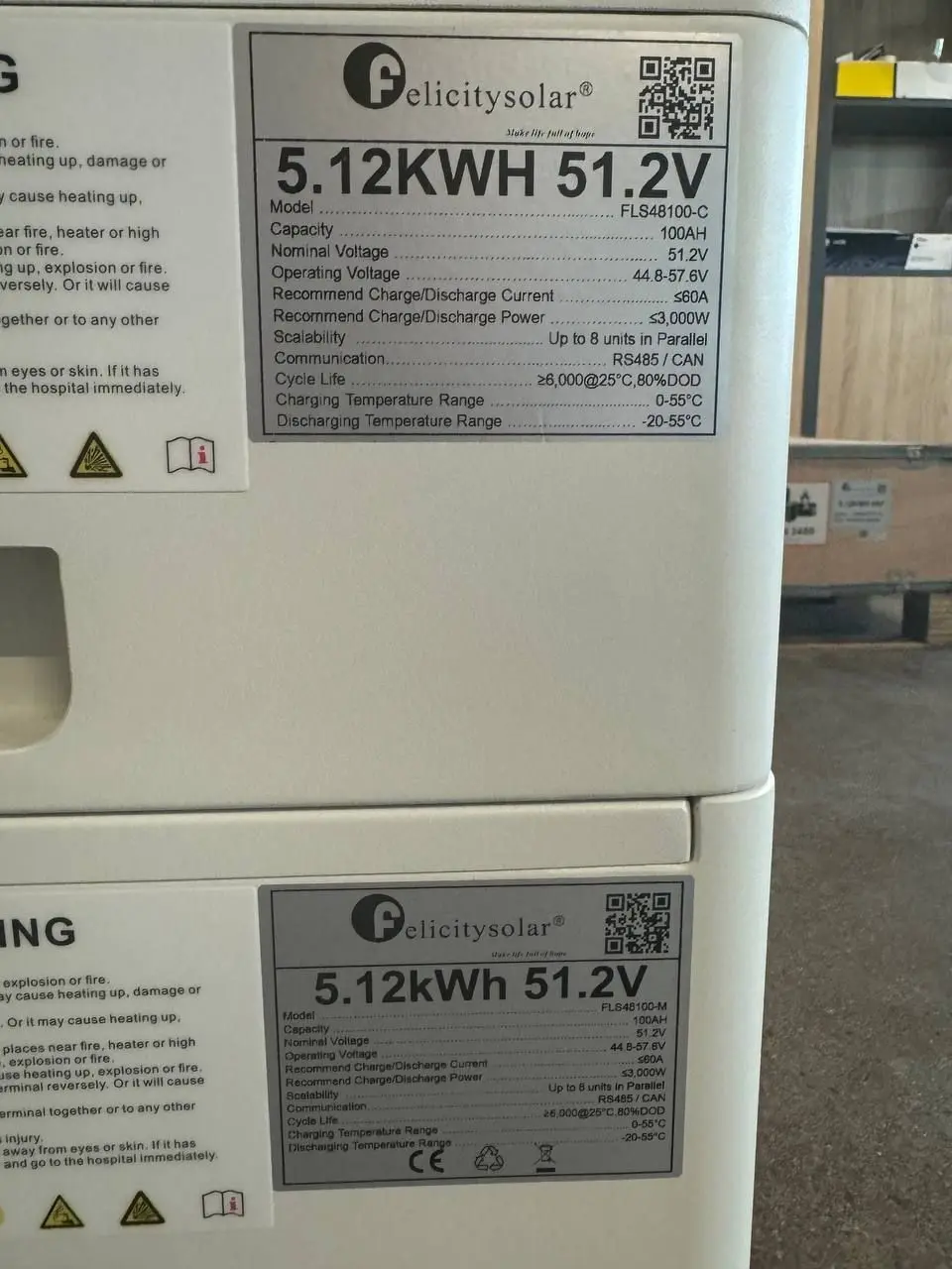 LUX-X-48100LMG01 Felicity (LiFePO4 51,2V 100Ah 5kWh) - фото №3