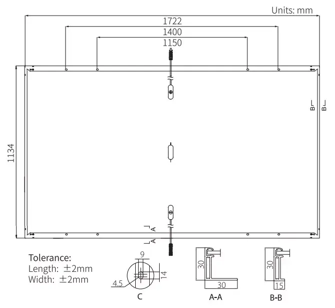 Солнечная панель Longi Solar 425W Hi-MO 6m Full Black Mono (LR5-54HTB-425M) - фото №1