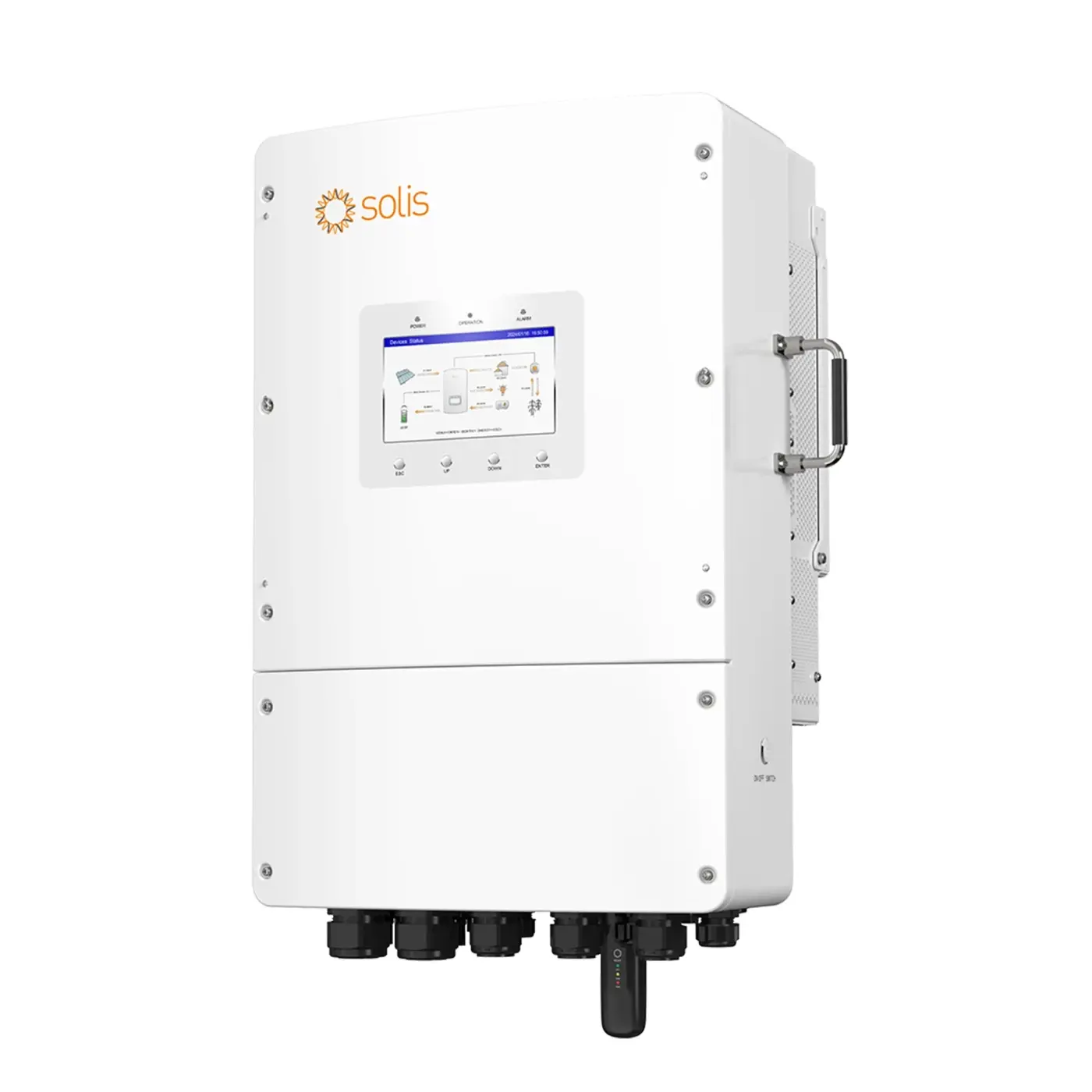 Гібридний інвертор Solis S6-EH3P12K-L 12KW 48V 2 MPPT Wi-Fi 220/380V Трифазний