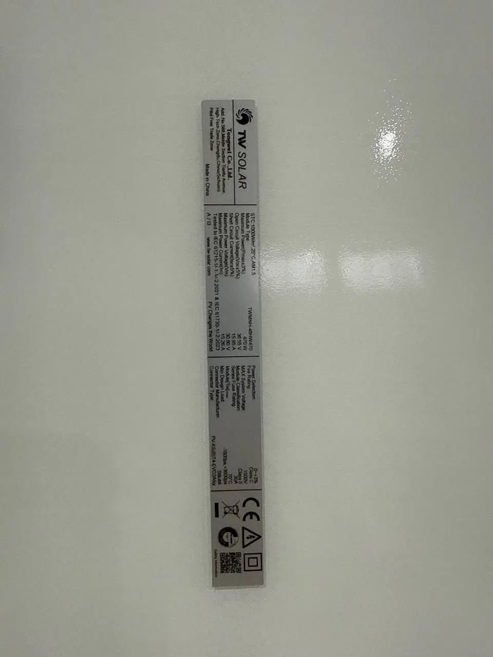 Сонячна батарея 470Вт N-type, Dual-glass Monofacial, TWMNH-48HW470, Tongwei - фото №2 Сонячна батарея 470Вт N-type, Dual-glass Monofacial, TWMNH-48HW470, Tongwei - фото №2