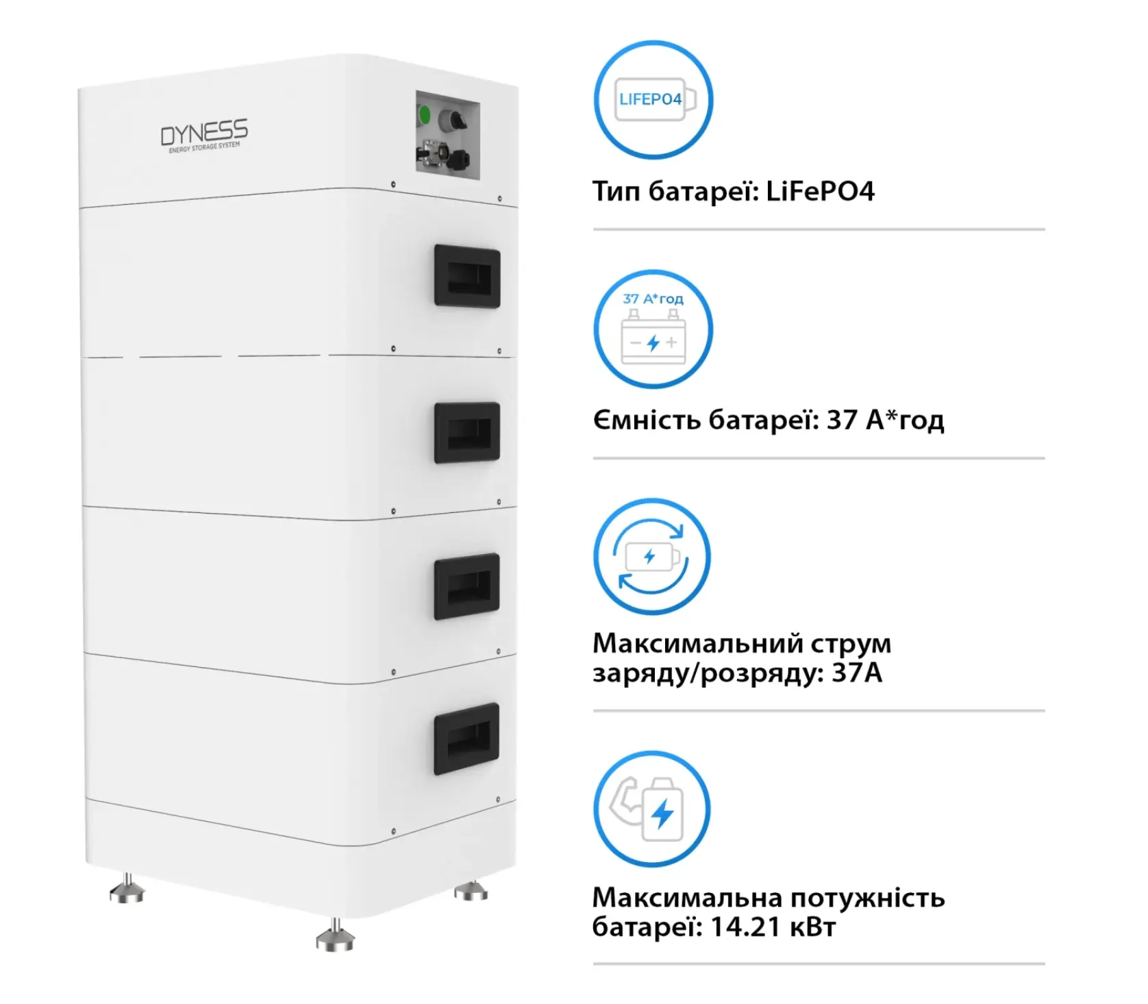 Система хранения энергии Dyness Tower T14 LiFePO4 - фото №2 Система хранения энергии Dyness Tower T14 LiFePO4 - фото №2