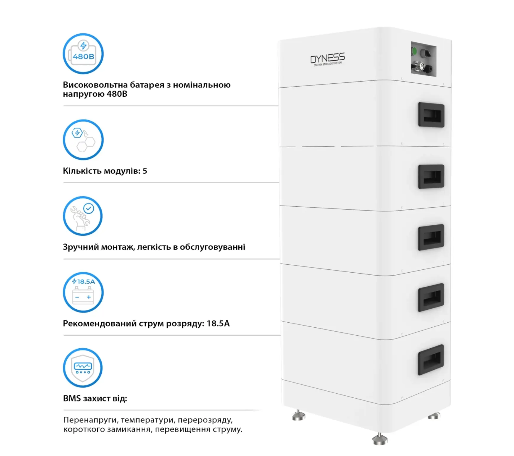Система хранения энергии Dyness Tower T17 LiFePO4 - фото №2 Система хранения энергии Dyness Tower T17 LiFePO4 - фото №2