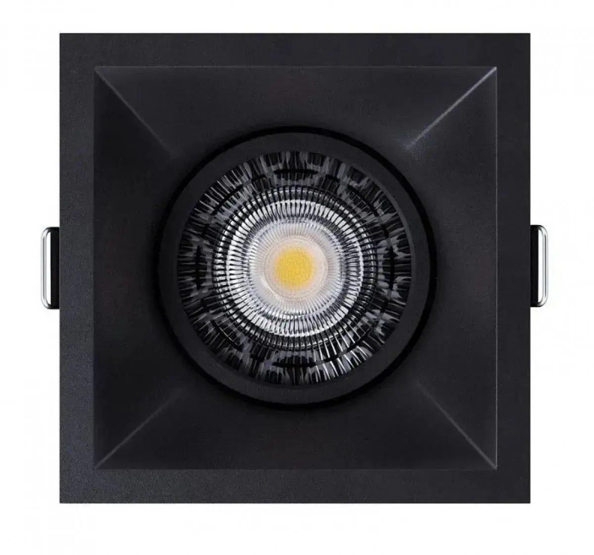 Світильник точковий врізний ALUMLED GU10 (AL-H901-SQ BK) - фото №3