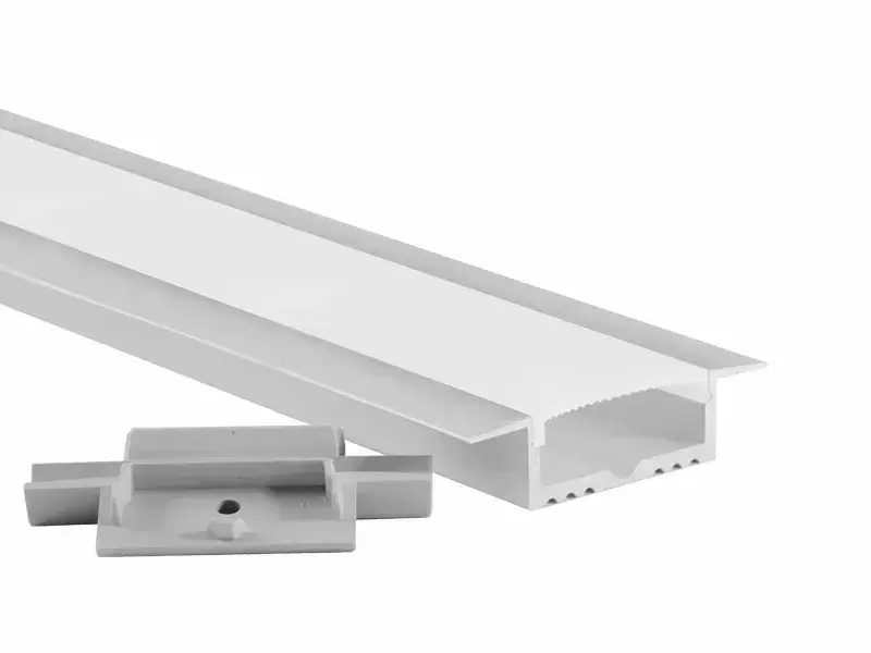LED-профиль врезной с рассеивателем, 2 метра (ЛПВ35_2)