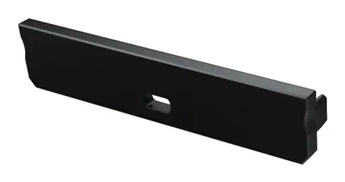 Заглушка Lumines для типу SOLIS з отвором чорний - фото №1