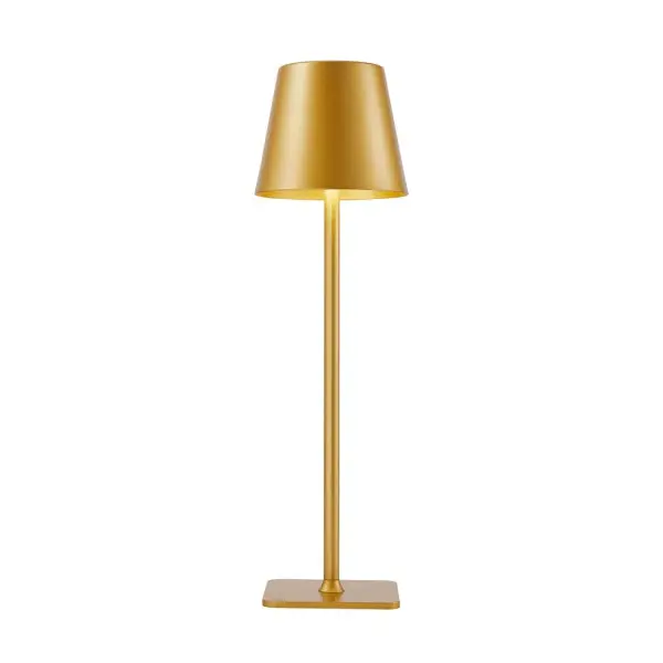 Настольная лампа с аккумулятором Italux TB-2821-GD Atlis LED 1x5W 3000-6500K 300Lm IP54 золотая Настольная лампа с аккумулятором Italux TB-2821-GD Atlis LED 1x5W 3000-6500K 300Lm IP54 золотая