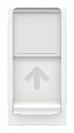 Одинарна комп'ютерна розетка Schneider Electric NU341618 RJ45 cat.6 STP із полем для напису 1М (біла) - фото №1