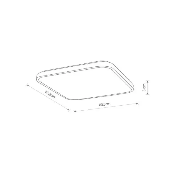 Світильник стельовий Nowodvorski 8111 Agnes LED 1x64W 3000K 4700Lm IP44 Чорний - фото №1 Світильник стельовий Nowodvorski 8111 Agnes LED 1x64W 3000K 4700Lm IP44 Чорний - фото №1