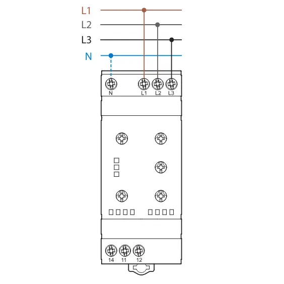 Реле контролю фаз Finder 1CO 6A 380-415В AC (704184002030) - фото №1 Реле контролю фаз Finder 1CO 6A 380-415В AC (704184002030) - фото №1