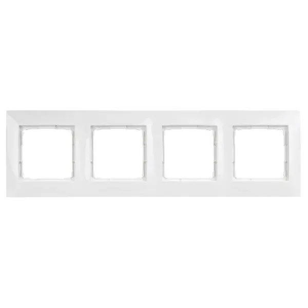 Чотиримісна рамка Kontakt Simon Simon 54 Premium DR4/11 (білий)