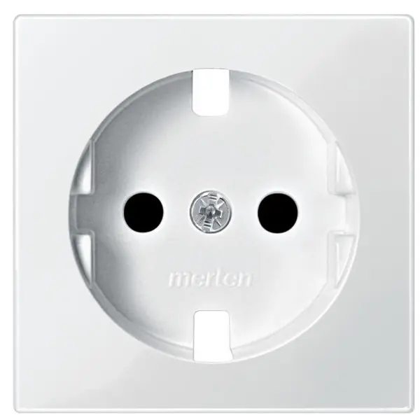 Накладка Schneider Electric Merten System M MTN2330-0319 с заземлением и с защитными шторками (полярно белый) Накладка Schneider Electric Merten System M MTN2330-0319 с заземлением и с защитными шторками (полярно белый)
