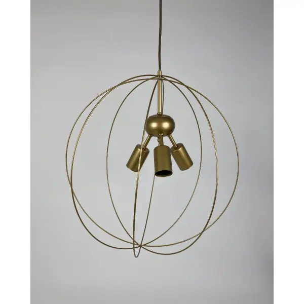 Подвесной светильник Nowodvorski 39061 Bullet E27 3x60W IP20 Gold - фото №3