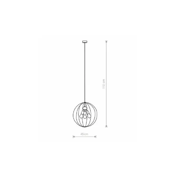 Подвесной светильник Nowodvorski 39061 Bullet E27 3x60W IP20 Gold - фото №4