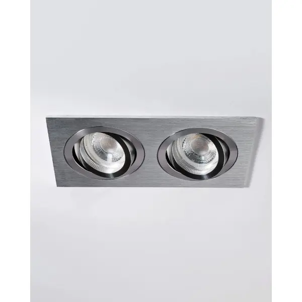 Точковий світильник MJ-Light MJ00360 SN-102S GU5.3 2x10W IP20 алюмінієвий - фото №1