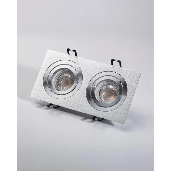 Точковий світильник MJ-Light MJ00360 SN-102S GU5.3 2x10W IP20 алюмінієвий - фото №2