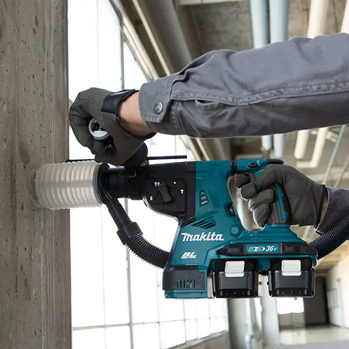 Аккумуляторный перфоратор Makita DHR280Z SDS-plus 2.8Дж Li-Ion 18В+18В без АКБ - фото №4 Аккумуляторный перфоратор Makita DHR280Z SDS-plus 2.8Дж Li-Ion 18В+18В без АКБ - фото №4