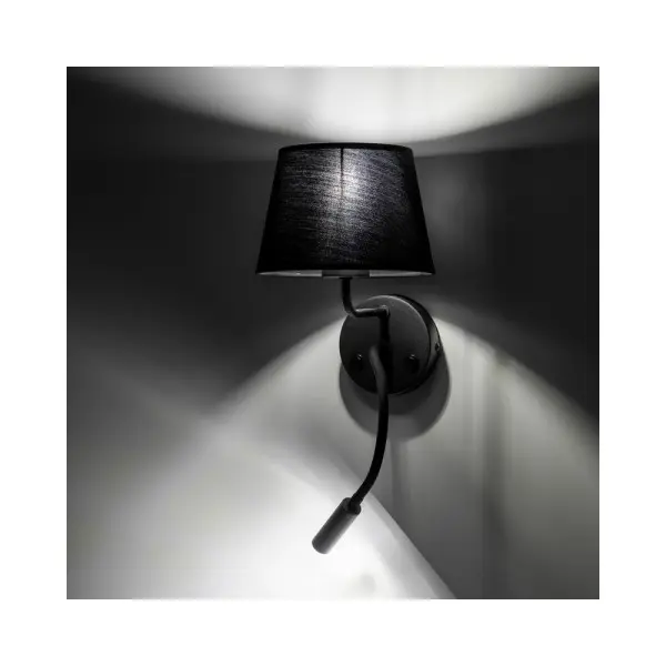 Бра, настінний світильник Tk Lighting 10081 Maja E27+G9 2x60+6W IP20 Bk - фото №1 Бра, настінний світильник Tk Lighting 10081 Maja E27+G9 2x60+6W IP20 Bk - фото №1