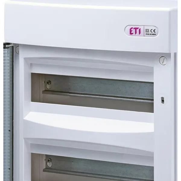 Наружный модульный щит ETI 001101020 ECT 48PT 48 М с прозрачной дверцей - фото №3