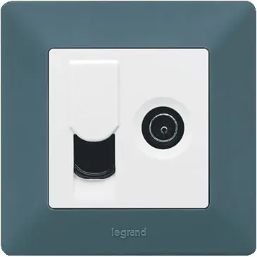 Рамка одномісна Legrand Valena Life блакить - фото №2