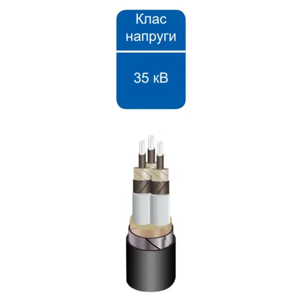 Конечная муфта для трехжильного кабеля Sicame EUITH TpP 42 70-150 CM 42кВ внутренней установки с наконечниками (540340) - фото №1
