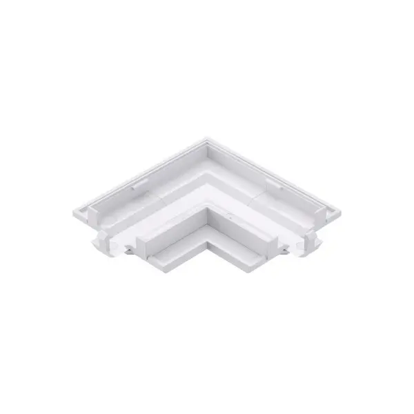 Заглушка угловая для врезного шинопровода Kloodi KDTR-RL263 WH белая - фото №1